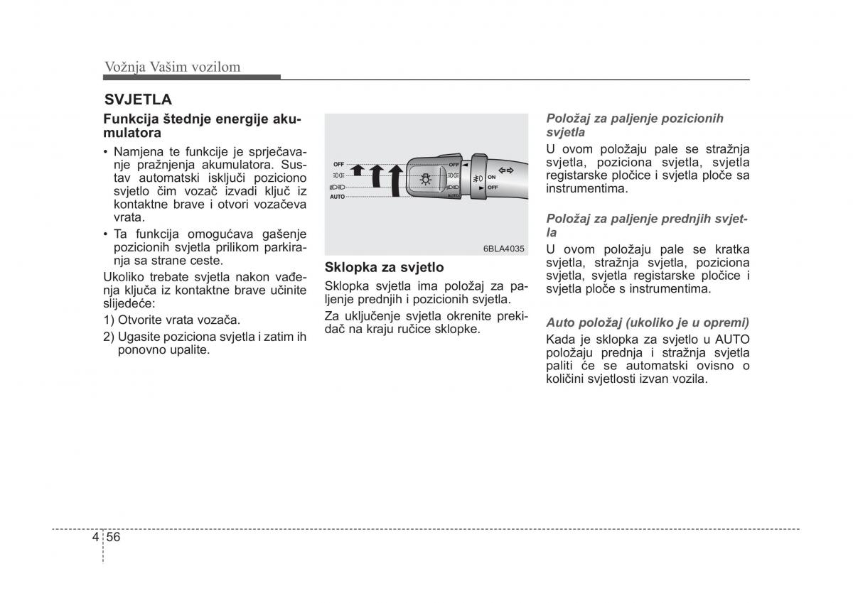 KIA Sorento I 1 vlasnicko uputstvo / page 189