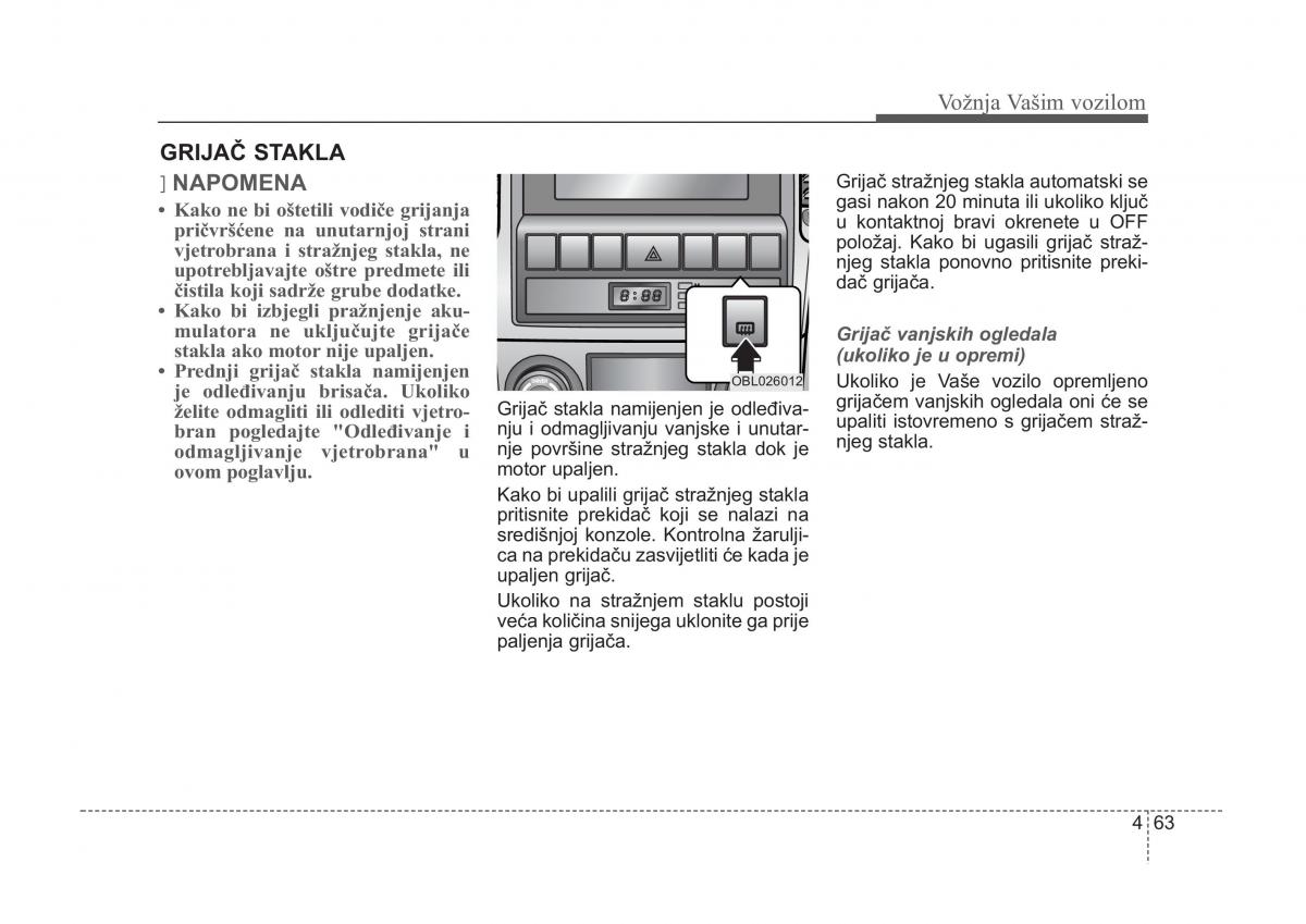 KIA Sorento I 1 vlasnicko uputstvo / page 196