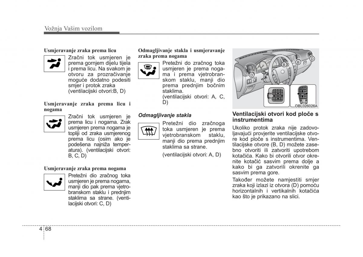 KIA Sorento I 1 vlasnicko uputstvo / page 201