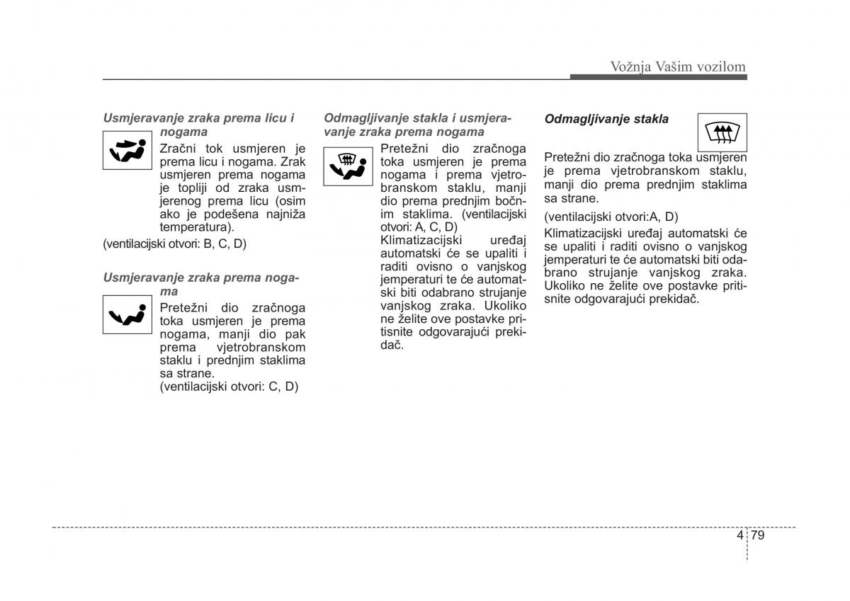 KIA Sorento I 1 vlasnicko uputstvo / page 212