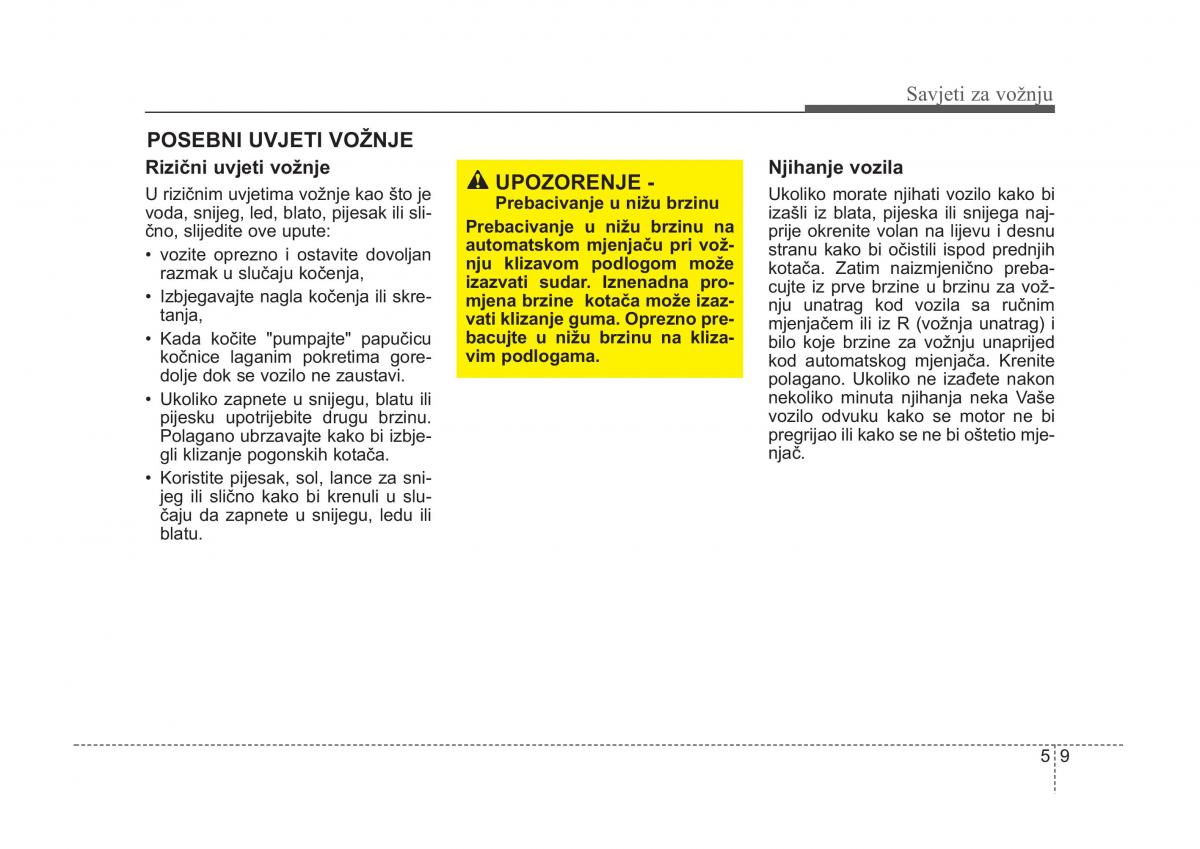 KIA Sorento I 1 vlasnicko uputstvo / page 233