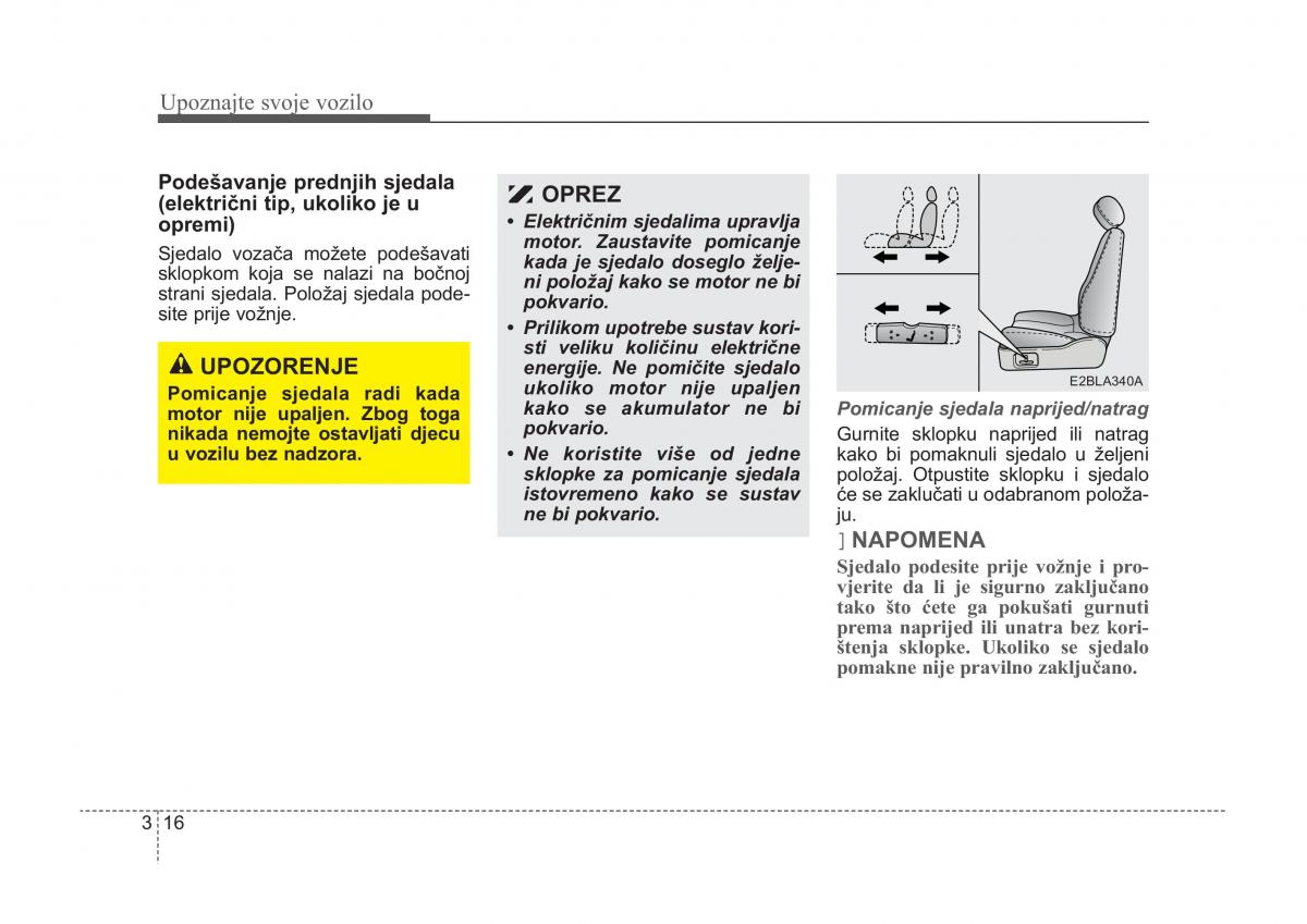 KIA Sorento I 1 vlasnicko uputstvo / page 26