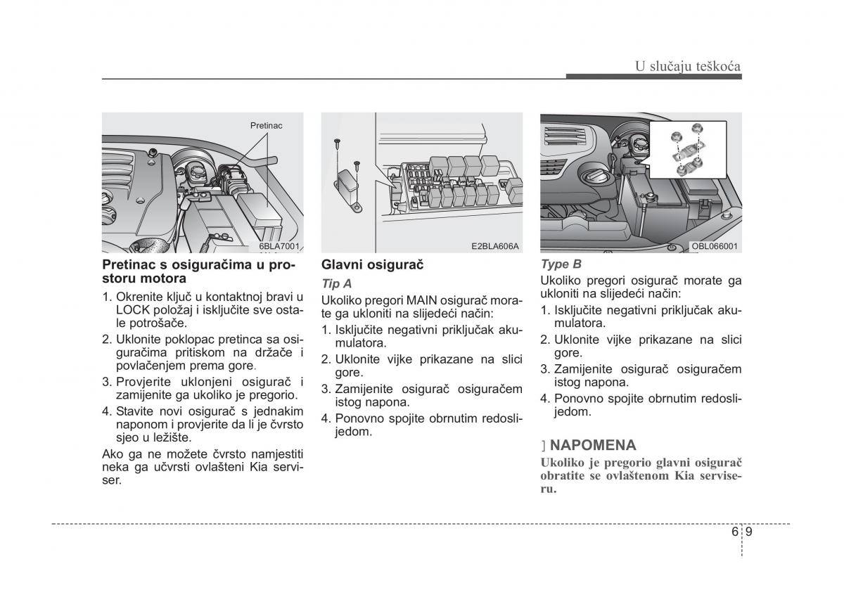 KIA Sorento I 1 vlasnicko uputstvo / page 275