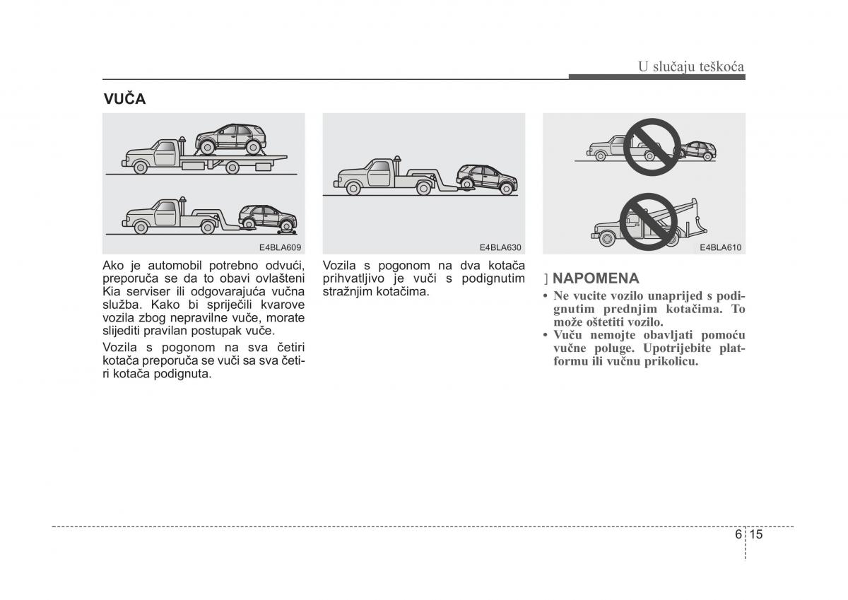 KIA Sorento I 1 vlasnicko uputstvo / page 281