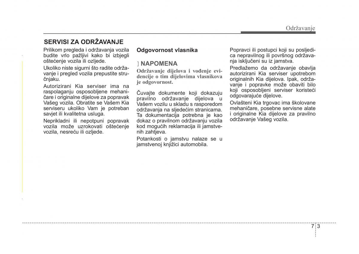 KIA Sorento I 1 vlasnicko uputstvo / page 297