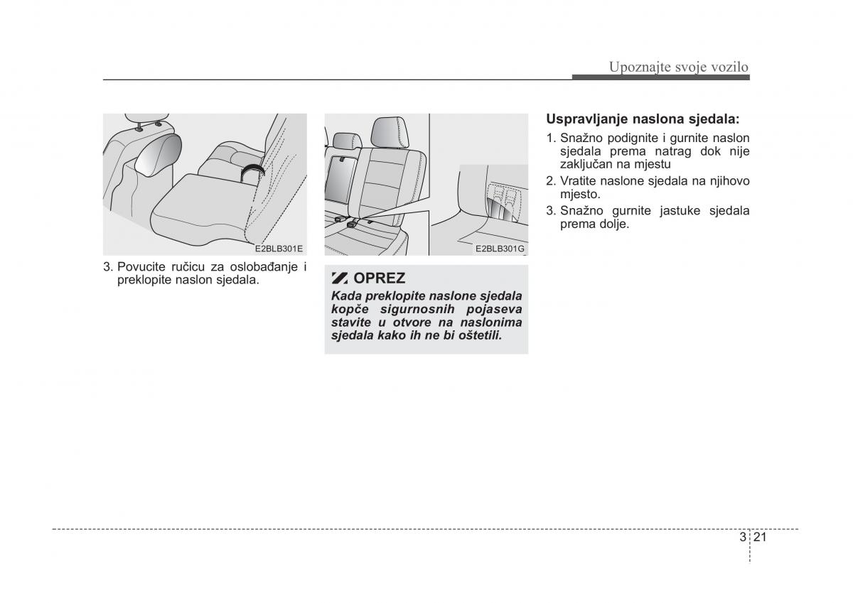 KIA Sorento I 1 vlasnicko uputstvo / page 31