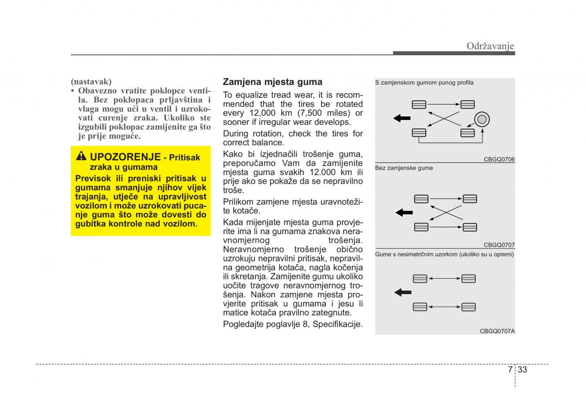 KIA Sorento I 1 vlasnicko uputstvo / page 327