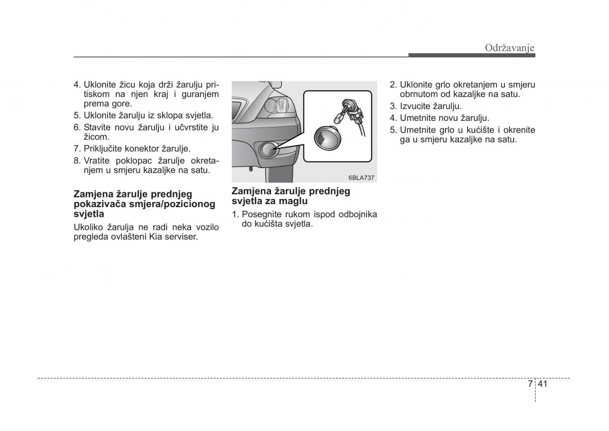 KIA Sorento I 1 vlasnicko uputstvo / page 335