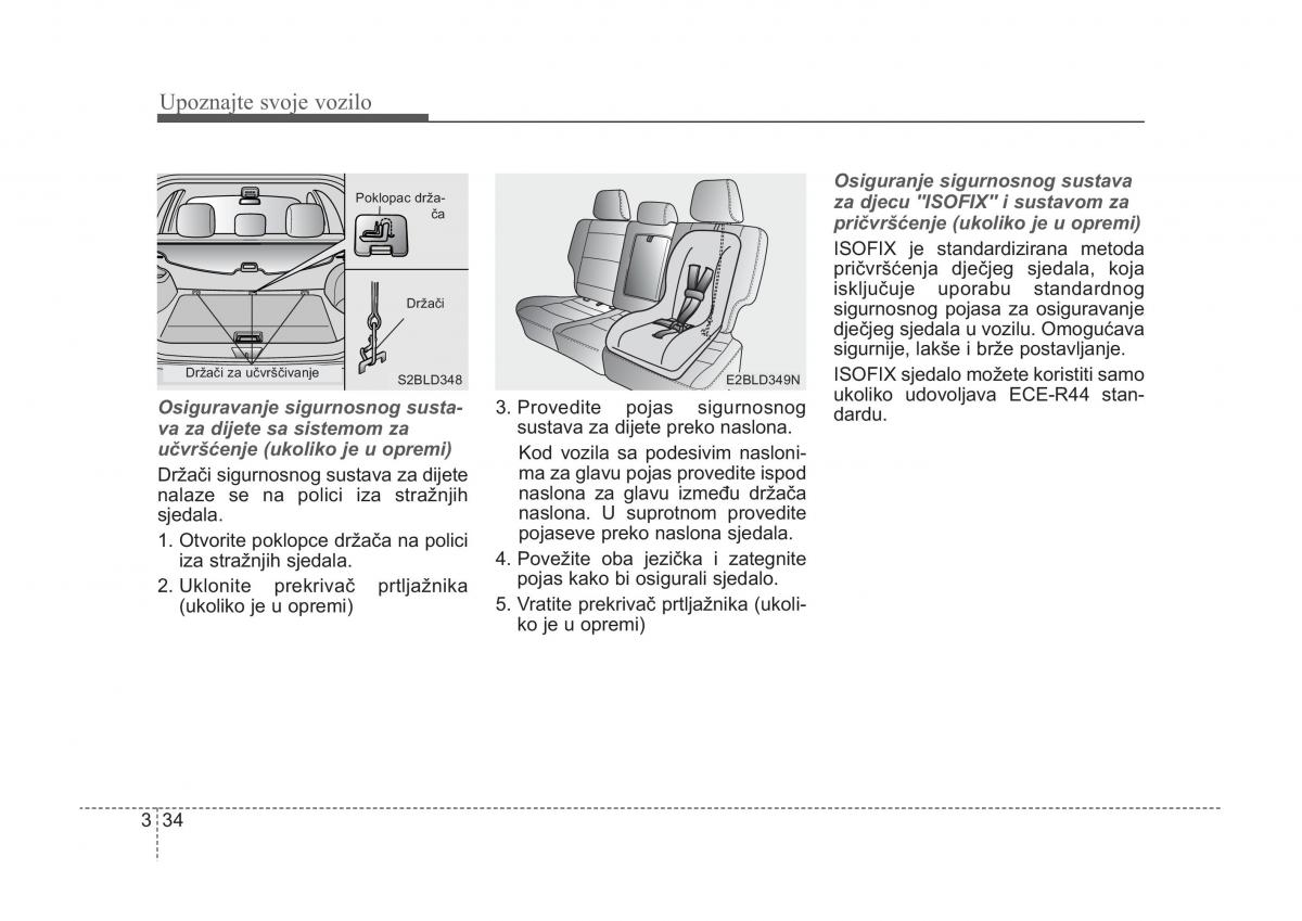 KIA Sorento I 1 vlasnicko uputstvo / page 44