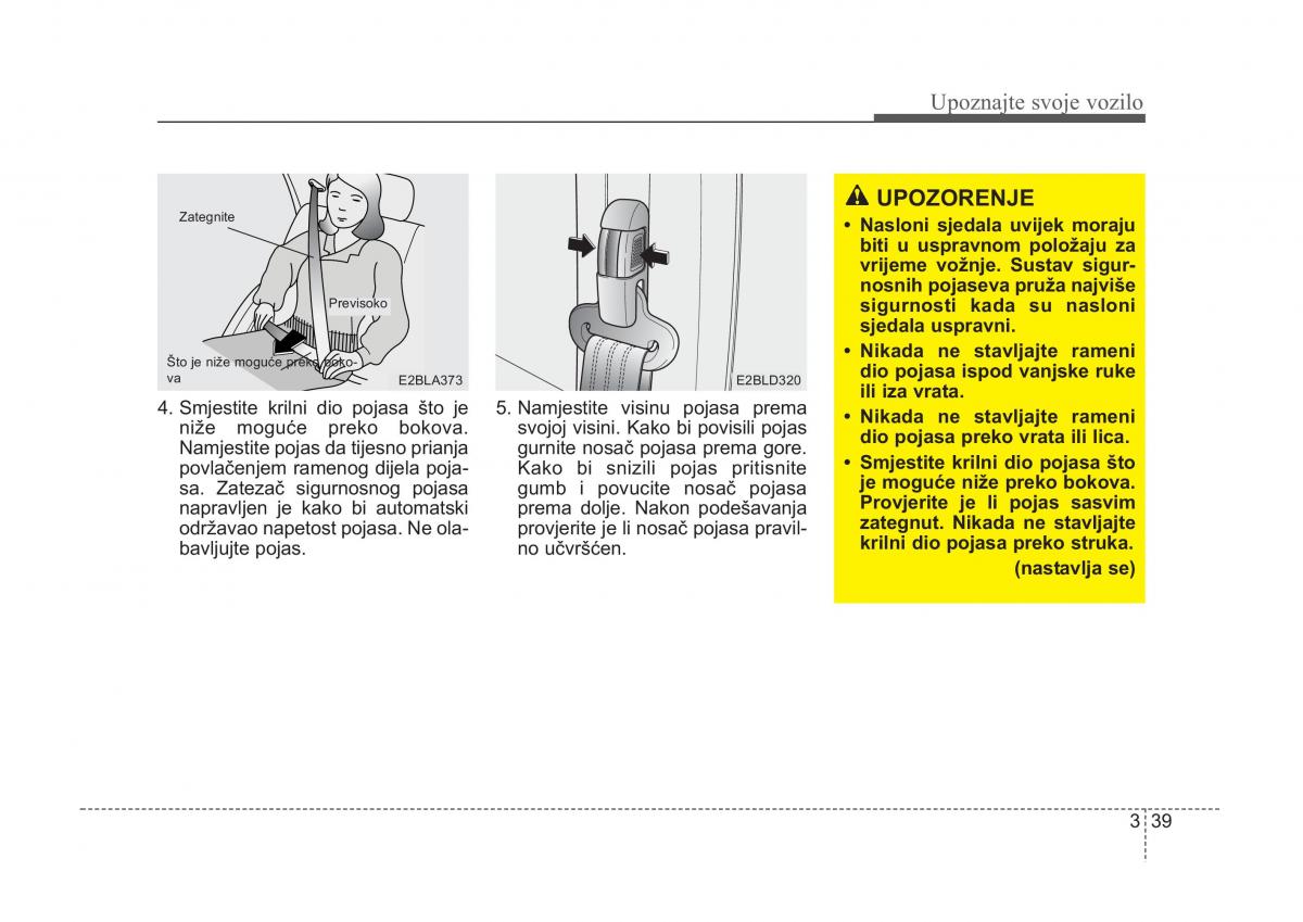 KIA Sorento I 1 vlasnicko uputstvo / page 49