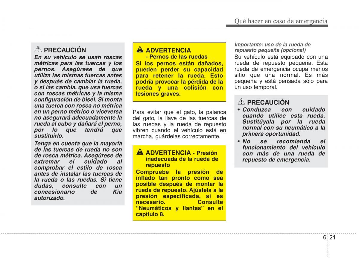 KIA Sorento II 2 manual del propietario / page 544