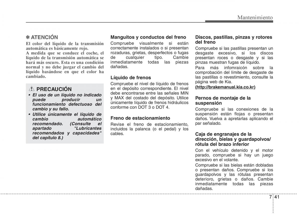 KIA Sorento II 2 manual del propietario / page 599