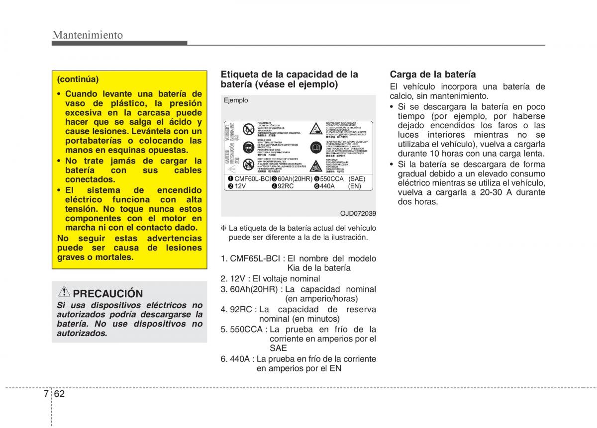 KIA Sorento II 2 manual del propietario / page 620