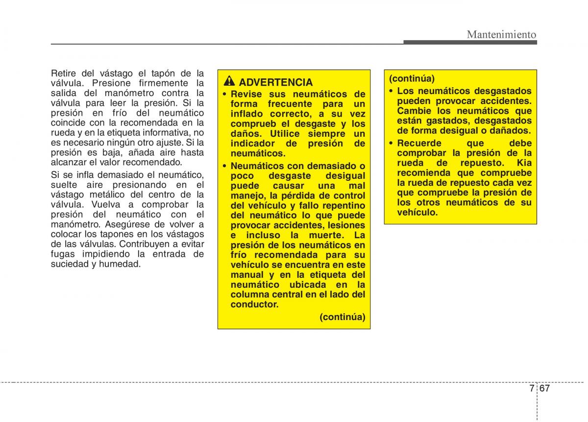 KIA Sorento II 2 manual del propietario / page 625