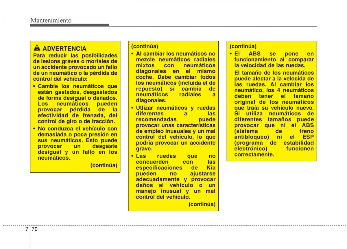 KIA Sorento II 2 manual del propietario / page 628