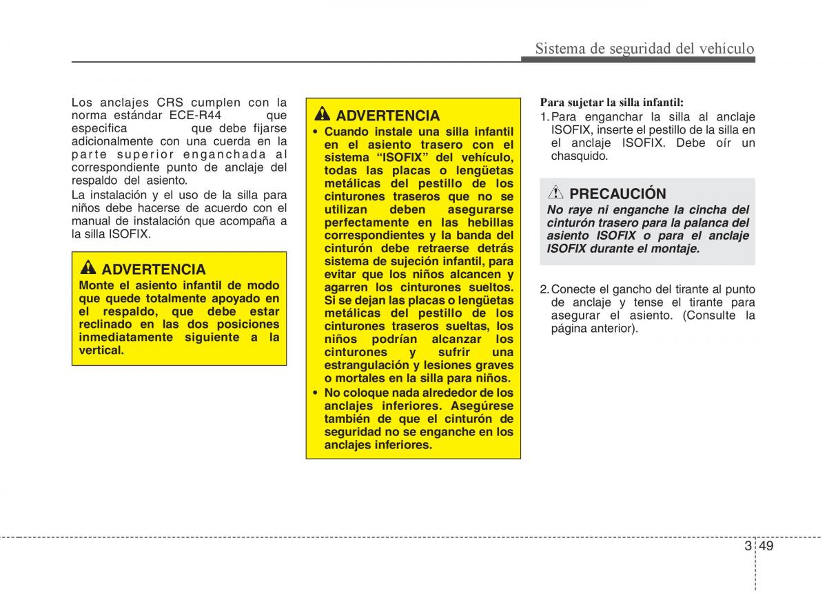 KIA Sorento II 2 manual del propietario / page 63