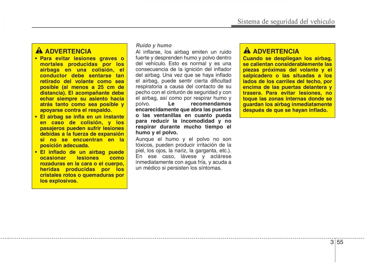 KIA Sorento II 2 manual del propietario / page 69