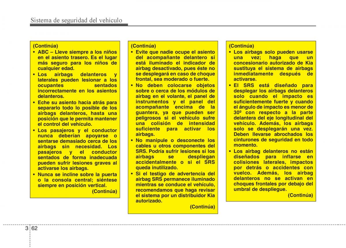 KIA Sorento II 2 manual del propietario / page 76