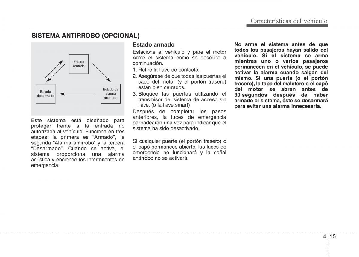 KIA Sorento II 2 manual del propietario / page 106