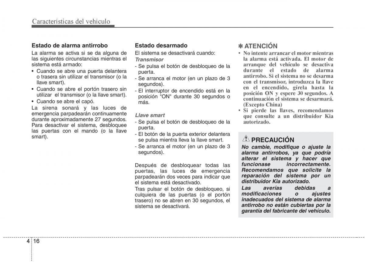 KIA Sorento II 2 manual del propietario / page 107