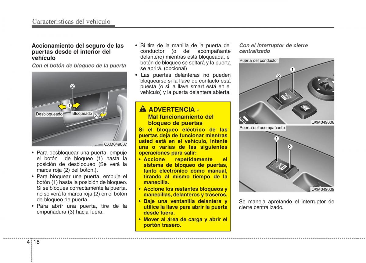 KIA Sorento II 2 manual del propietario / page 109