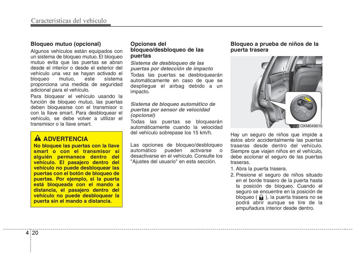 KIA Sorento II 2 manual del propietario / page 111