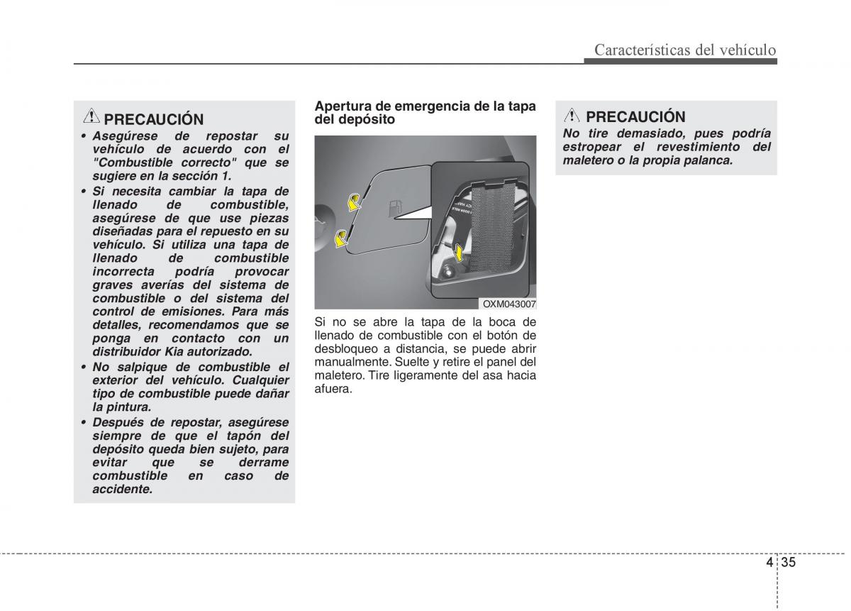 KIA Sorento II 2 manual del propietario / page 126