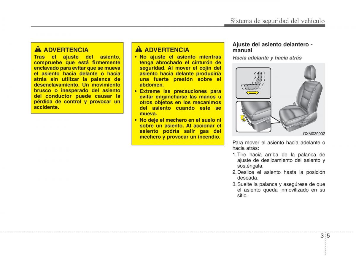 KIA Sorento II 2 manual del propietario / page 19