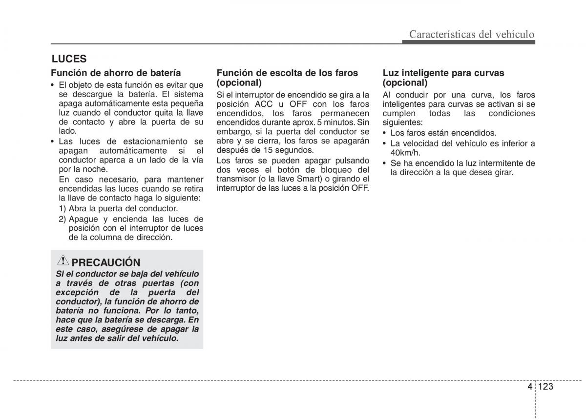 KIA Sorento II 2 manual del propietario / page 214