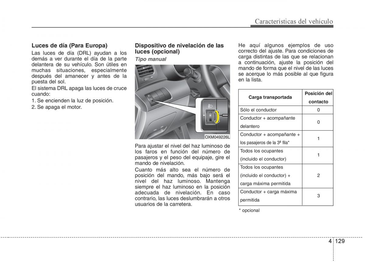 KIA Sorento II 2 manual del propietario / page 220