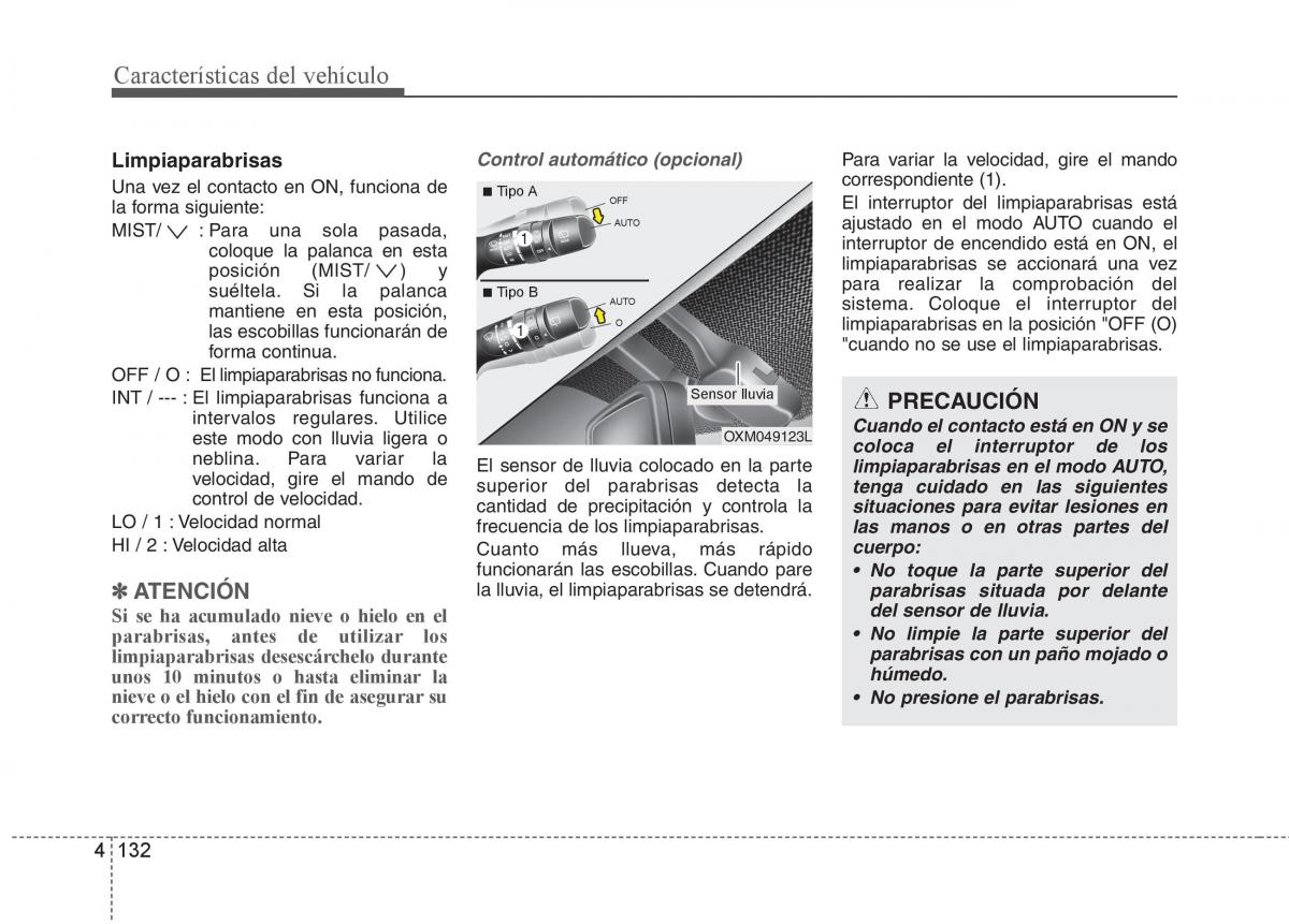 KIA Sorento II 2 manual del propietario / page 223