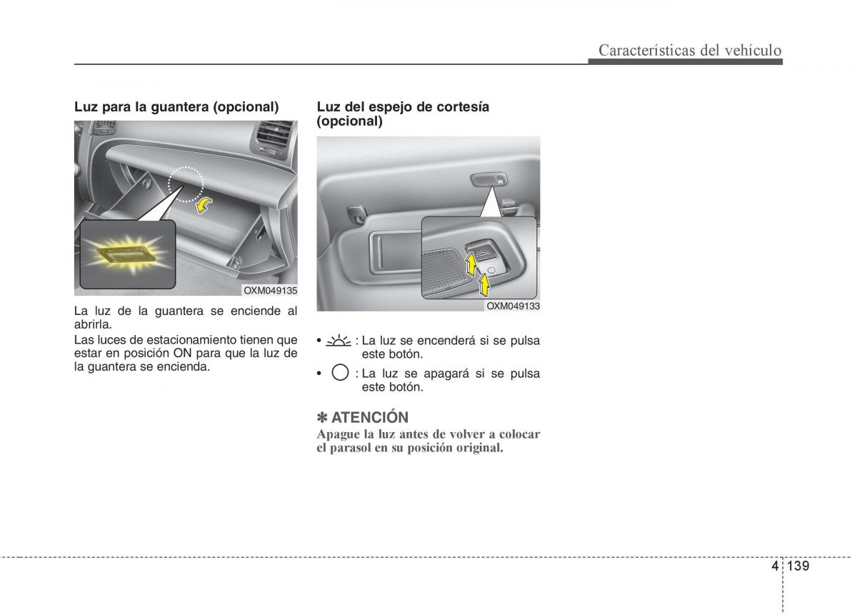 KIA Sorento II 2 manual del propietario / page 230