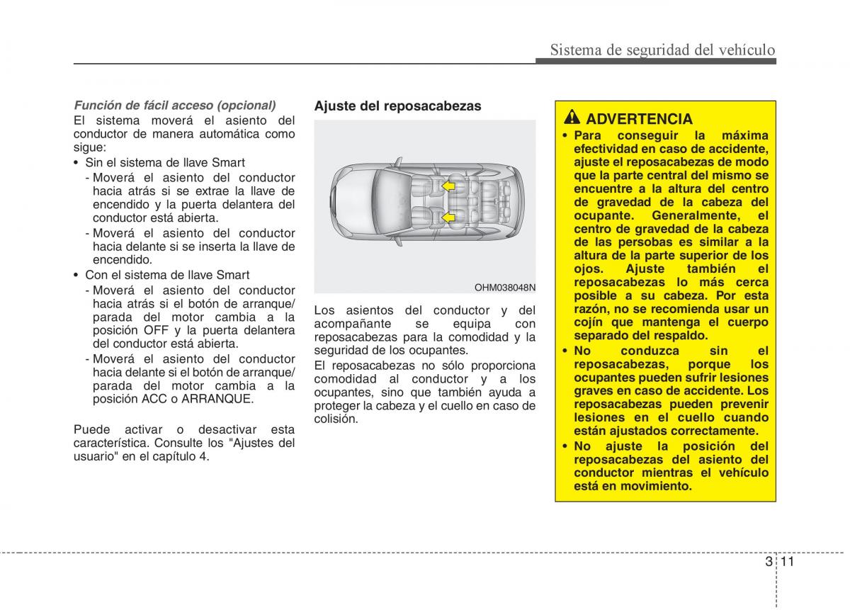 KIA Sorento II 2 manual del propietario / page 25