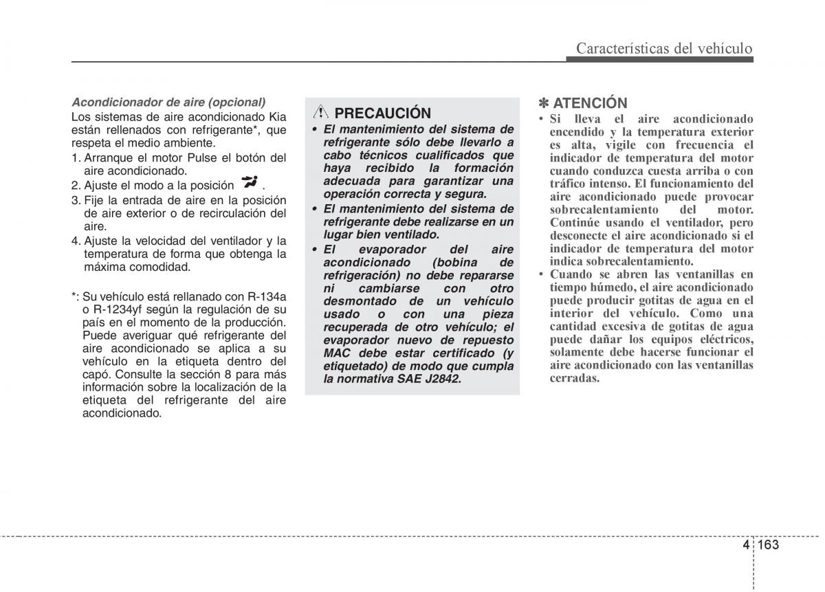 KIA Sorento II 2 manual del propietario / page 254