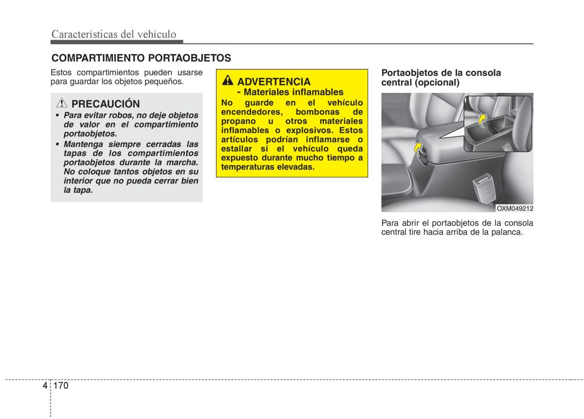 KIA Sorento II 2 manual del propietario / page 261