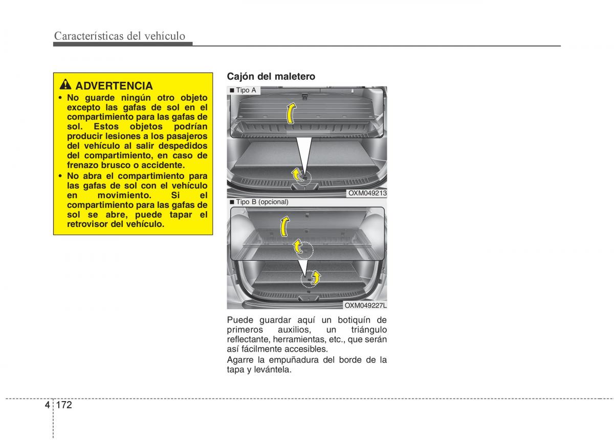 KIA Sorento II 2 manual del propietario / page 263