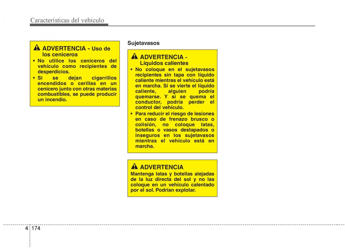 KIA Sorento II 2 manual del propietario / page 265