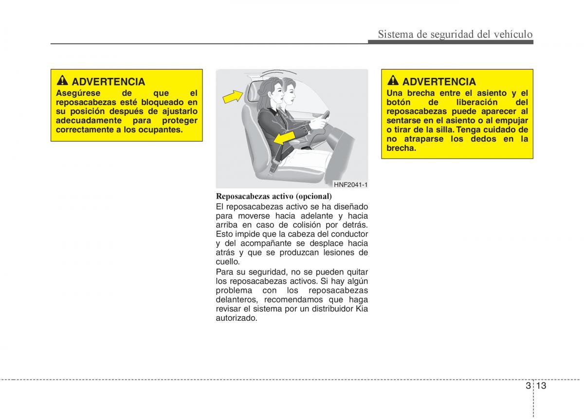 KIA Sorento II 2 manual del propietario / page 27