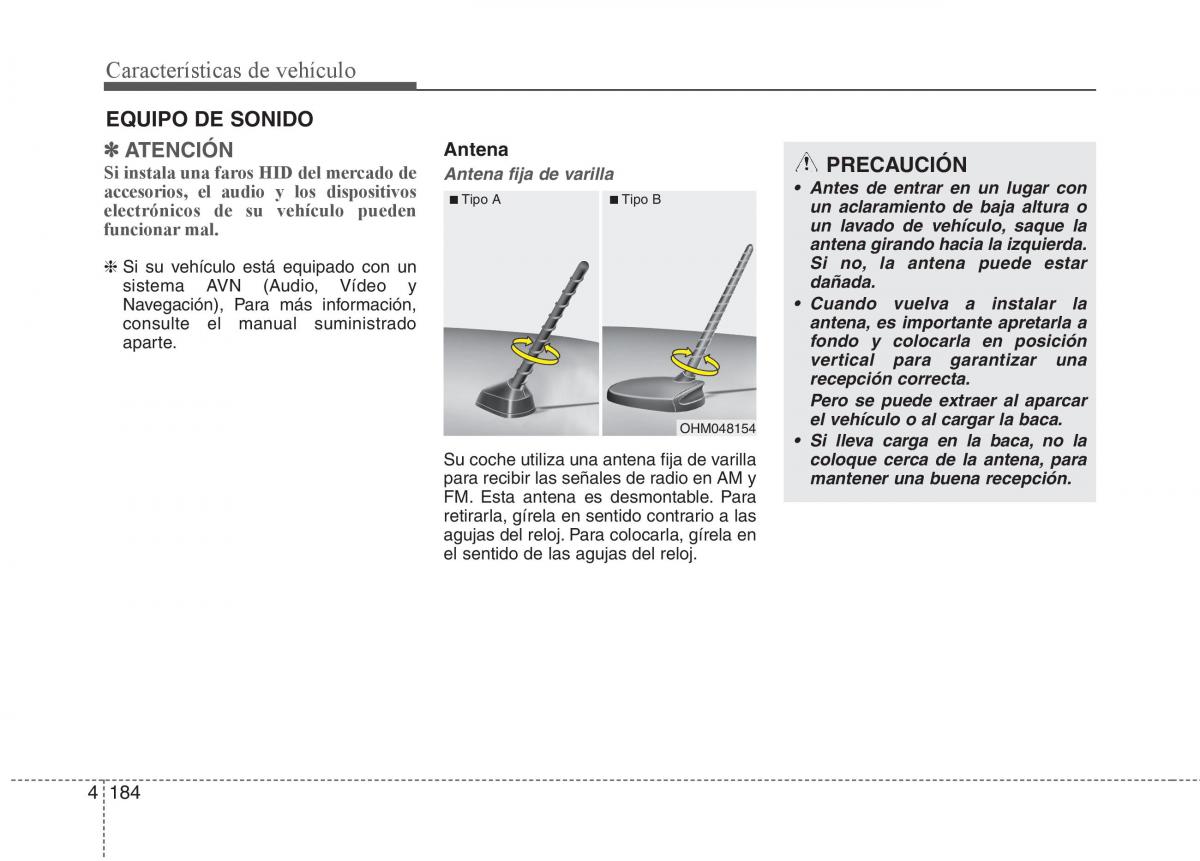 KIA Sorento II 2 manual del propietario / page 275