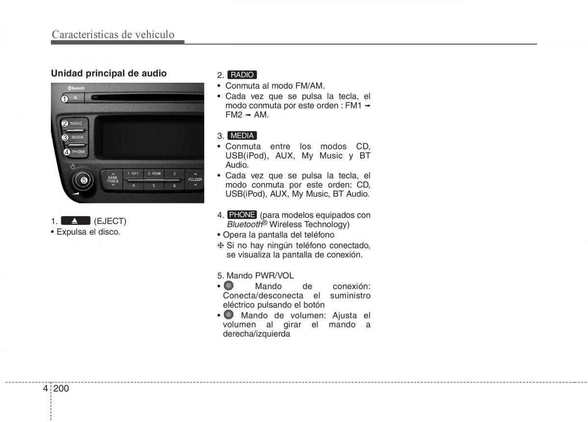 KIA Sorento II 2 manual del propietario / page 291