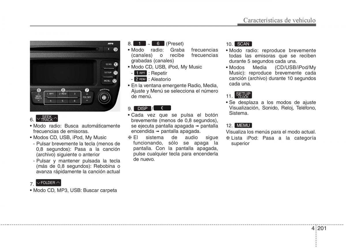 KIA Sorento II 2 manual del propietario / page 292