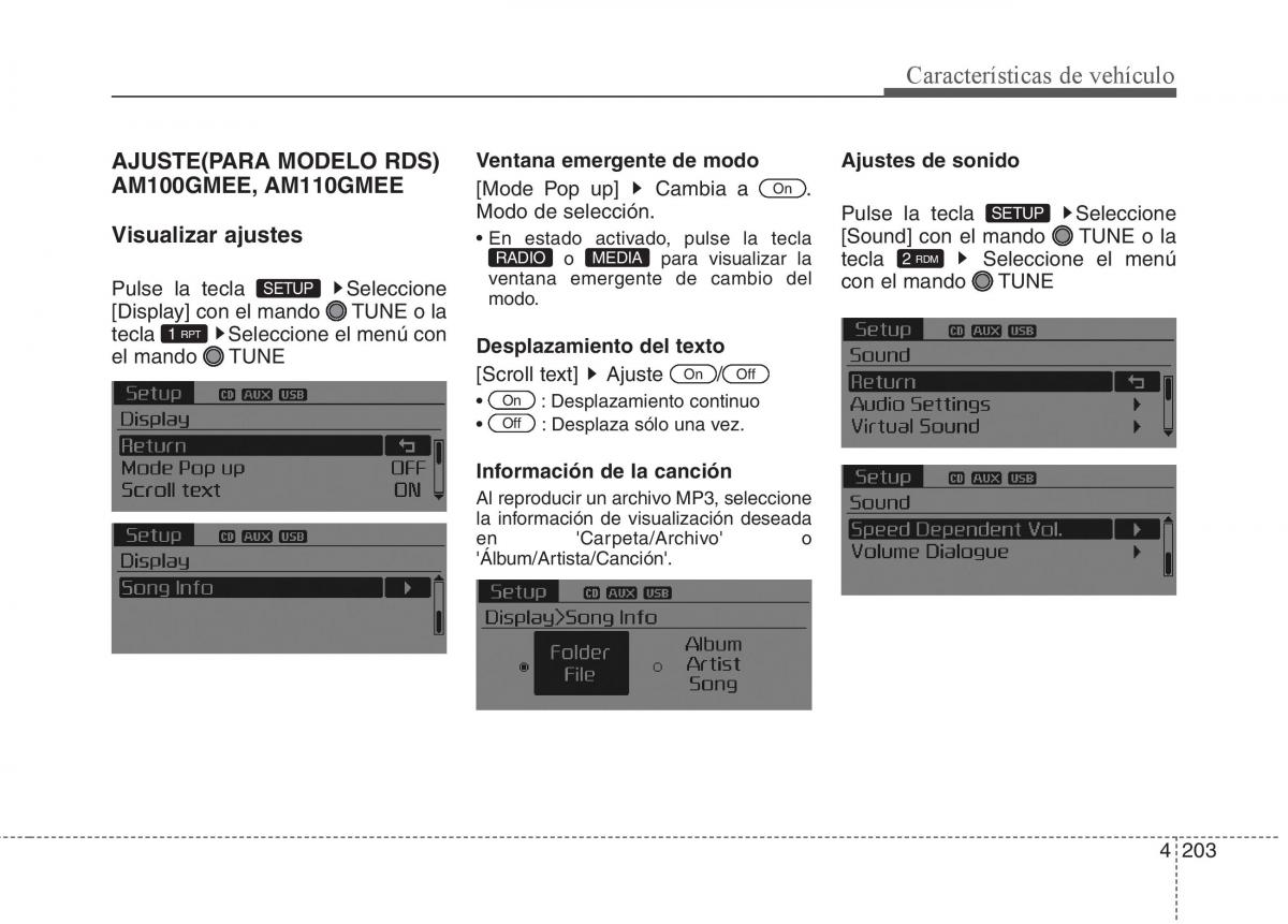 KIA Sorento II 2 manual del propietario / page 294