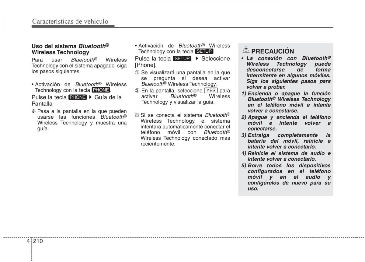 KIA Sorento II 2 manual del propietario / page 301