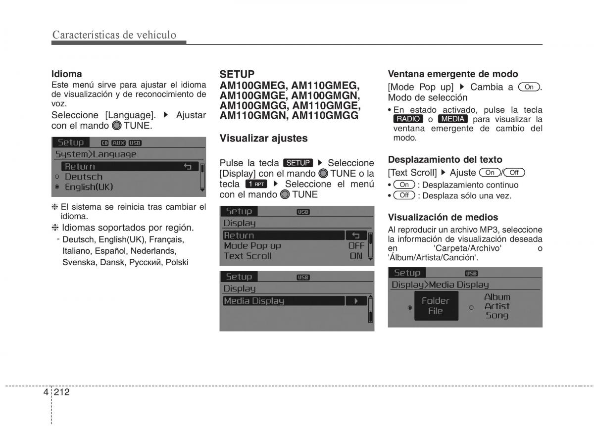 KIA Sorento II 2 manual del propietario / page 303