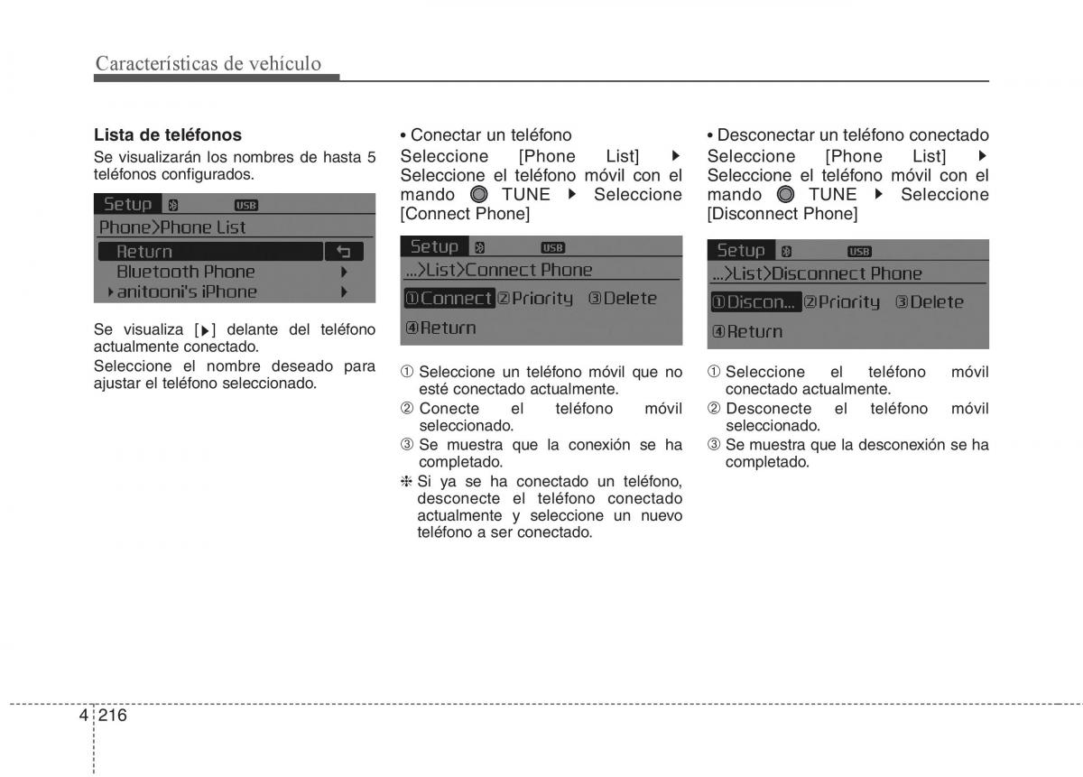 KIA Sorento II 2 manual del propietario / page 307