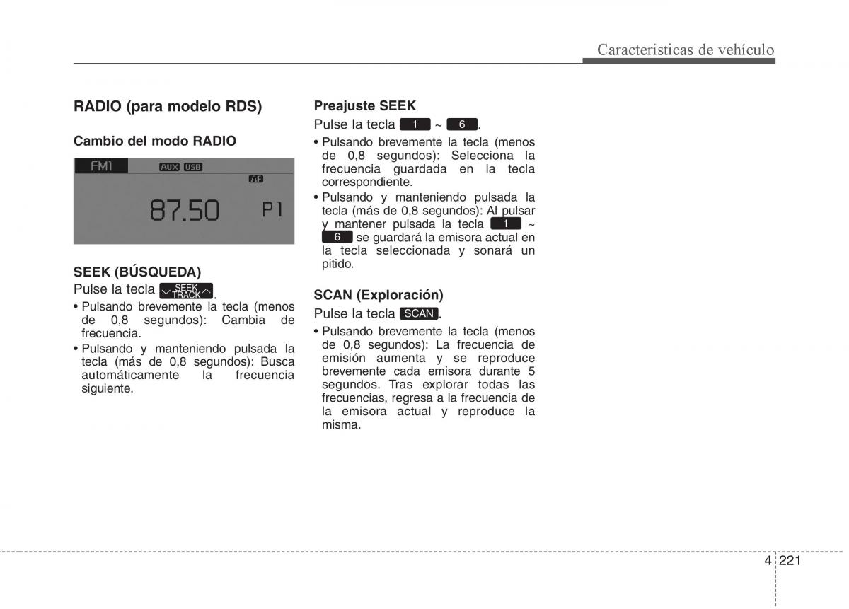 KIA Sorento II 2 manual del propietario / page 312