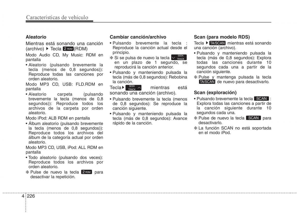 KIA Sorento II 2 manual del propietario / page 317