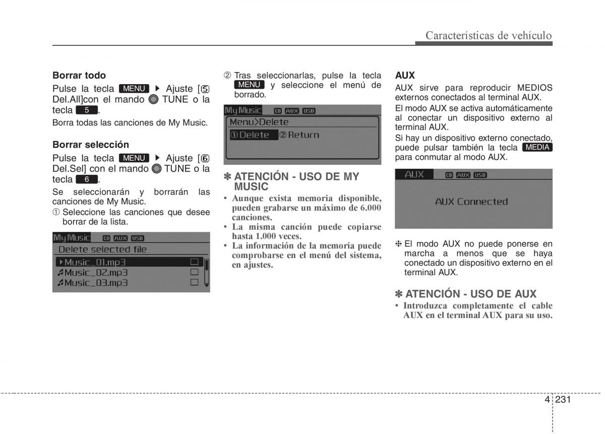 KIA Sorento II 2 manual del propietario / page 322