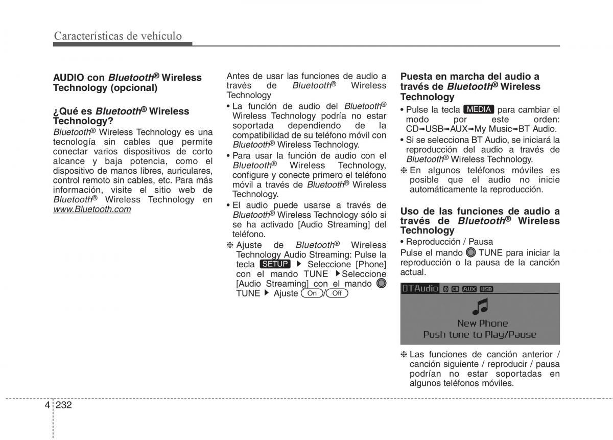 KIA Sorento II 2 manual del propietario / page 323