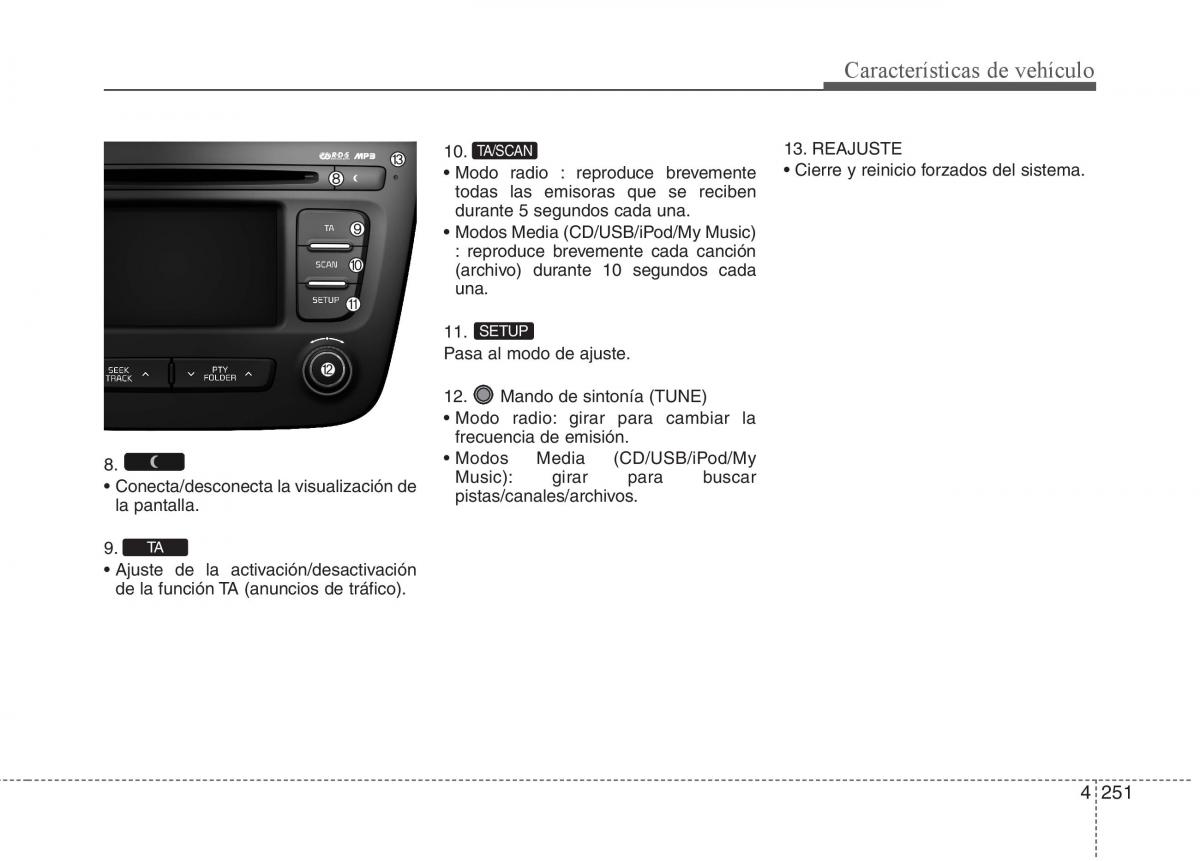 KIA Sorento II 2 manual del propietario / page 342